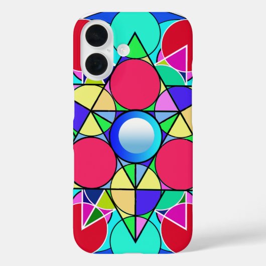 抽象芸術星花 Case-Mate iPhoneケース (裏面)