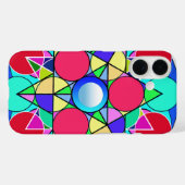 抽象芸術星花 Case-Mate iPhoneケース (裏面 (横))