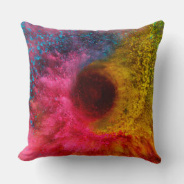 抽象芸術星雲パターカラフルン – 宇宙宇宙 クッション