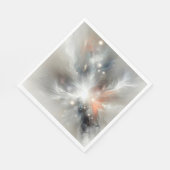 抽象芸術星雲 スタンダードランチョンナプキン (角)
