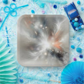 抽象芸術星雲 ペーパープレート (パーティー)