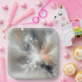 抽象芸術星雲 ペーパープレート (パーティー)