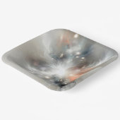 抽象芸術星雲 ペーパープレート (傾斜あり)