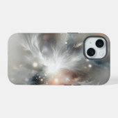 抽象芸術星雲 iPhone 15ケース (裏面横)