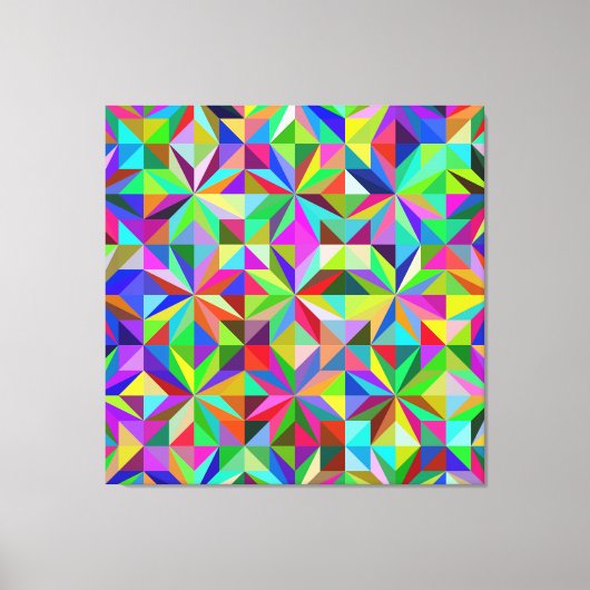 抽象芸術星 キャンバスプリント (正面)