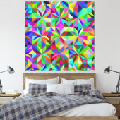 抽象芸術星 キャンバスプリント (インサイチュ (寝室))