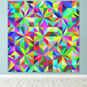 抽象芸術星 キャンバスプリント (インサイチュ (ウッドフロア))