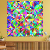 抽象芸術星 キャンバスプリント (インサイチュ (リビング))