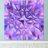 抽象芸術星 キャンバスプリント (インサイチュ (ウッドフロア))