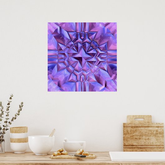 抽象芸術星 ポスター (キッチン)