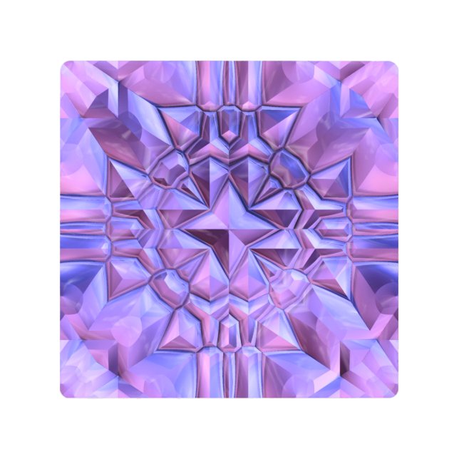 抽象芸術星 メタルプリント (正面)