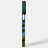 抽象芸術星、光沢のある青の緑の黄金のフラクタル・アート Case-Mate iPhoneケース (裏面 / 右)