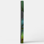 抽象芸術星、光沢のある青の緑の黄金のフラクタル・アート Case-Mate iPhoneケース (裏面 / 右)