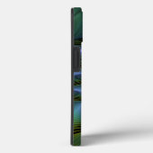 抽象芸術星、光沢のある青の緑の黄金のフラクタル・アート Case-Mate iPhoneケース (裏面 / 右)