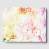 抽象芸術春の結婚色 ゲストブック (裏面)