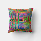 抽象芸術春の色 クッション (裏面)