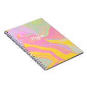 抽象芸術春サンライズ ノートブック (右側)