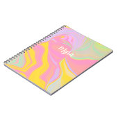 抽象芸術春サンライズ ノートブック (左側)