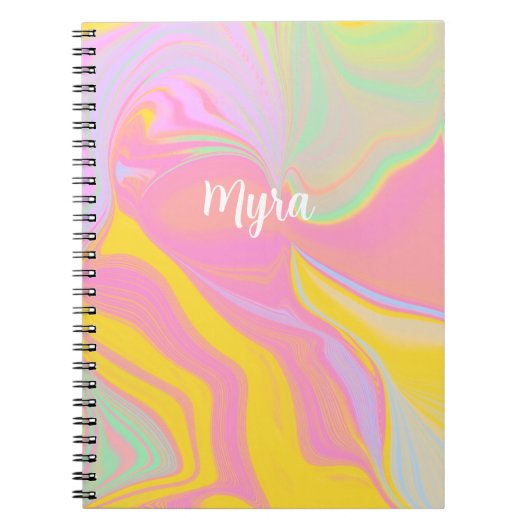 抽象芸術春サンライズ ノートブック (正面)