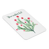 抽象芸術春植物インクスケッチカスタム文字 マグネット (右側)