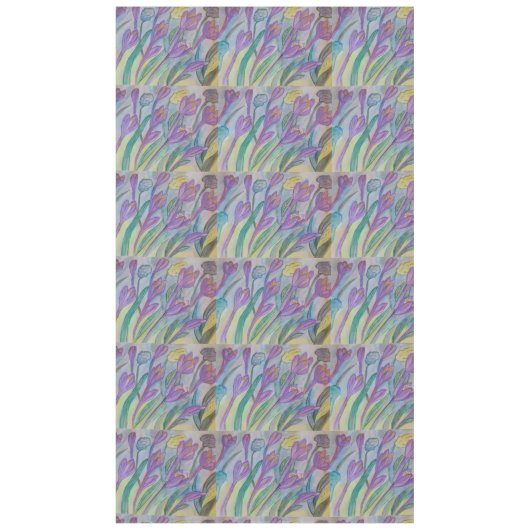 抽象芸術春 テーブルクロス (正面)