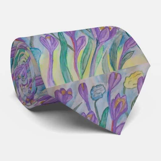 抽象芸術春 ネクタイ (ロール)