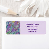 抽象芸術春 ラベル (インサイチュ)