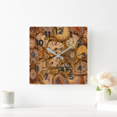 抽象芸術時計 スクエア壁時計 (ホーム)