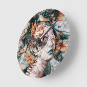 抽象芸術時計 ラウンド壁時計 (傾斜)