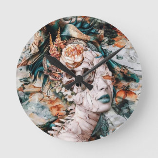 抽象芸術時計 ラウンド壁時計