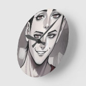 抽象芸術時計 ラウンド壁時計 (傾斜)