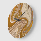 抽象芸術時間 ラージ壁時計 (傾斜)