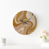 抽象芸術時間 ラージ壁時計 (ホーム)