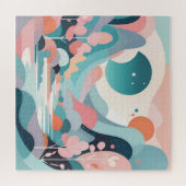 抽象芸術景観美術 ジグソーパズル (横)