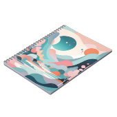 抽象芸術景観美術 ノートブック (左側)