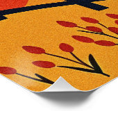 抽象芸術景観美術 ポスター (コーナー)