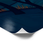 抽象芸術景観美術 ポスター (コーナー)