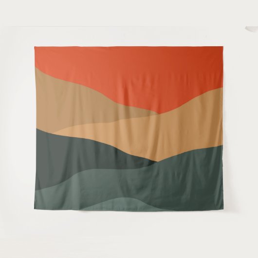 抽象芸術景観 タペストリー (正面(横))