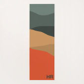 抽象芸術景観 ヨガマット (裏面)