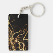 抽象芸術曲線 キーホルダー (裏面)