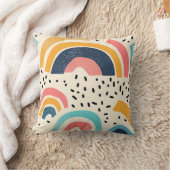 抽象芸術曲線（破線） クッション (ブランケット)