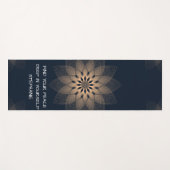 抽象芸術曼荼羅はあなたの平和を見つける ヨガマット (正面(横))