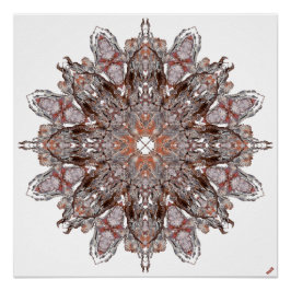 抽象芸術曼荼羅ポスターNo. 3 ポスター