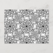 抽象芸術曼荼羅大人色絵葉書#2 ポストカード (正面)