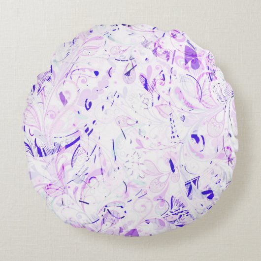 抽象芸術曼荼羅2 ラウンドクッション (正面)