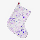 抽象芸術曼荼羅2 ラージクリスマスストッキング (正面 (吊り時))