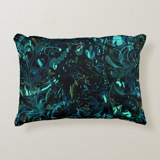 抽象芸術曼荼羅3 アクセントクッション (正面)