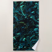 抽象芸術曼荼羅3 ビーチタオル (正面)