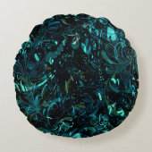 抽象芸術曼荼羅3 ラウンドクッション (正面)