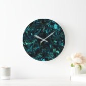 抽象芸術曼荼羅3 ラージ壁時計 (ホーム)